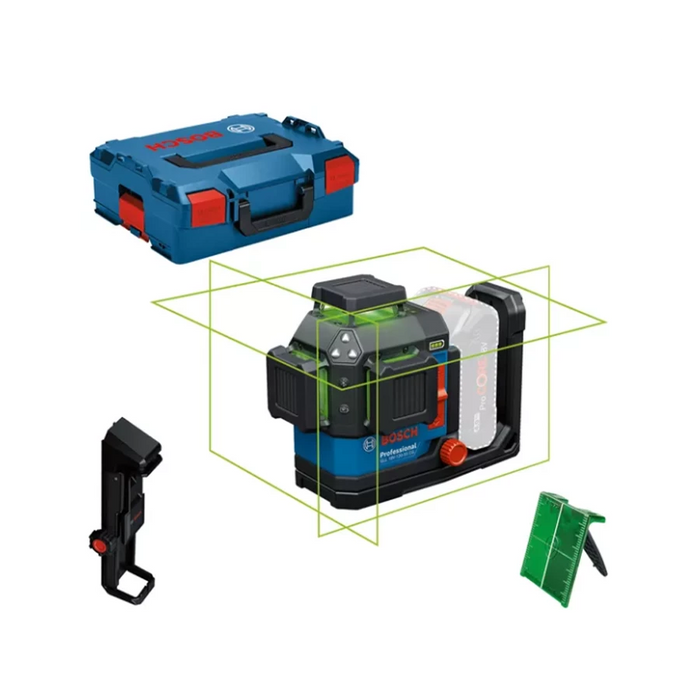 Laser lignes Vert GLL 18V-120-33 CG Solo + L-Boxx - 0601065101 BOSCH