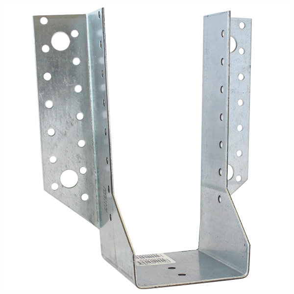 Sabot de charpente à ailes extérieures Acier galva - L76 HT152 P84 ep2