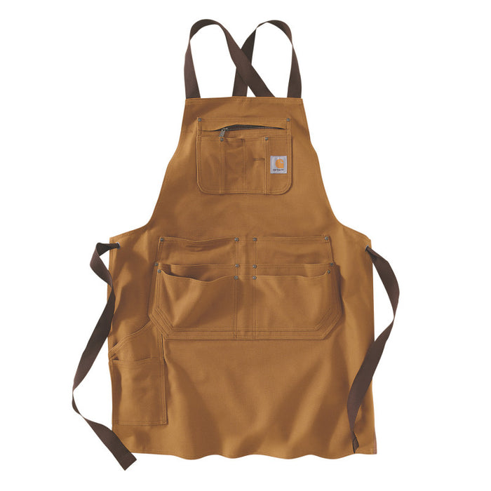 Tablier de travail résistant brown en Cotton Duck - S1106667211 Carhartt
