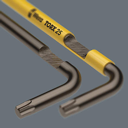 Wera 967 - Jeu clés mâles coudées TORX 9 pièces TX8 à TX40 - 05024179001