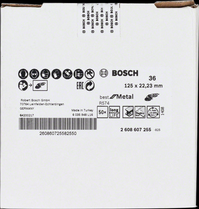 1 Abr Fibr Ø 125 G36 BFm Bosch 2608607255