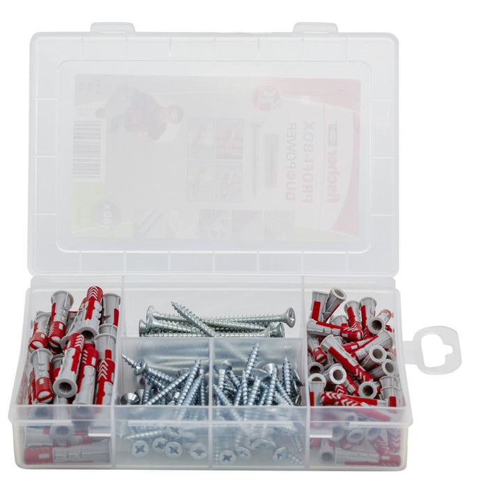 fischer Profi-Box DuoPower Cheville avec vis - 538622 Fischer