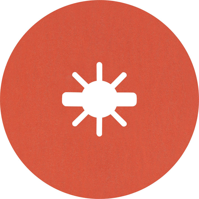 5 Disques sur fibre céramique X-LOCK Prisma Expert R782 125mm, 22,23mm, G120 Bosch 2608621811