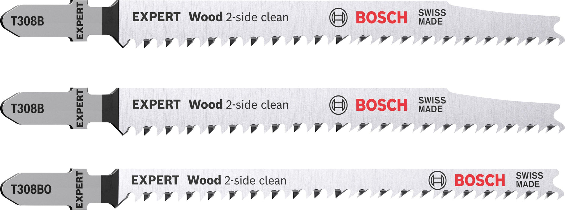 Lame de scie sauteuse Expert 'Wood 2-side clean', 3 pces