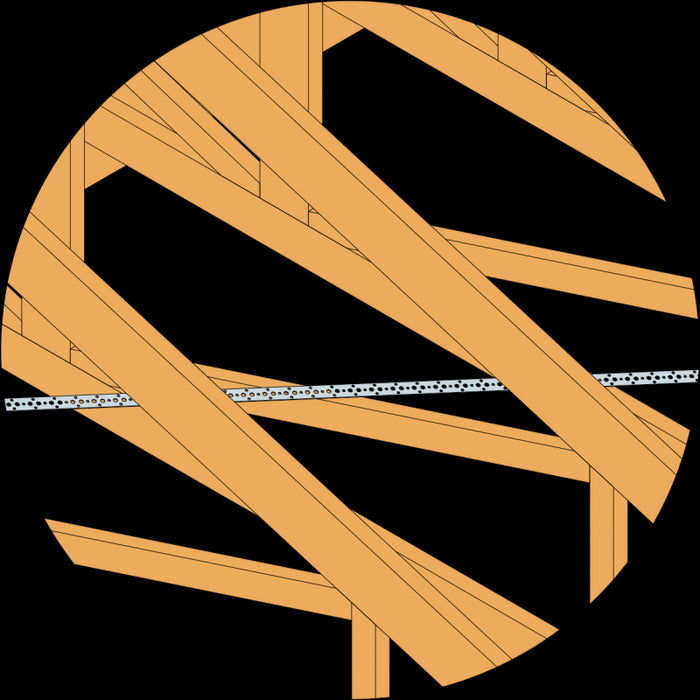 Rouleau Feuillard Perfore Acier Galva Larg 20X0,9 Mm Lg 10 - Fb20 Simpsons