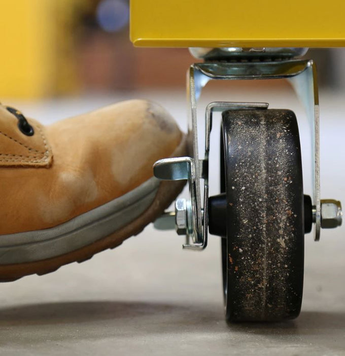 Servante d'atelier jaune en métal 4 tiroirs Stanley STMT1-75063