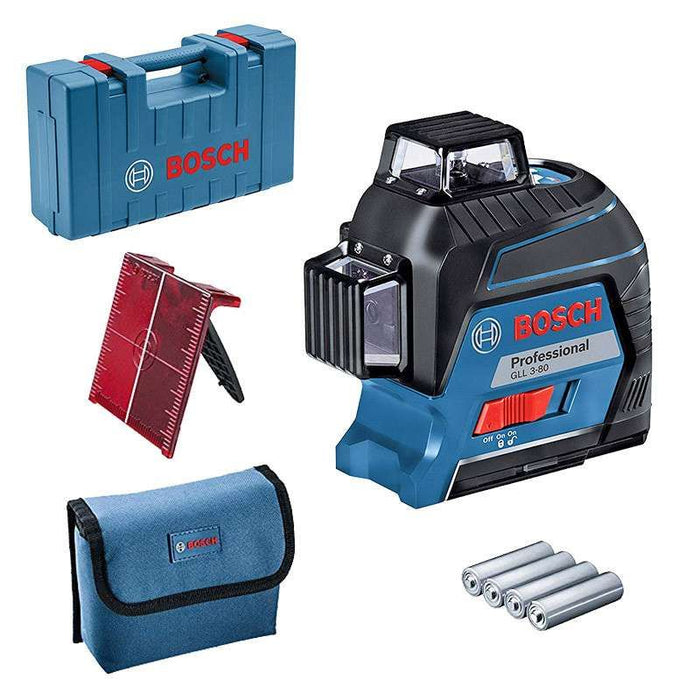 Niveau laser 3 lignes Rouge GLL 3-80 - 0601063S00 Bosch