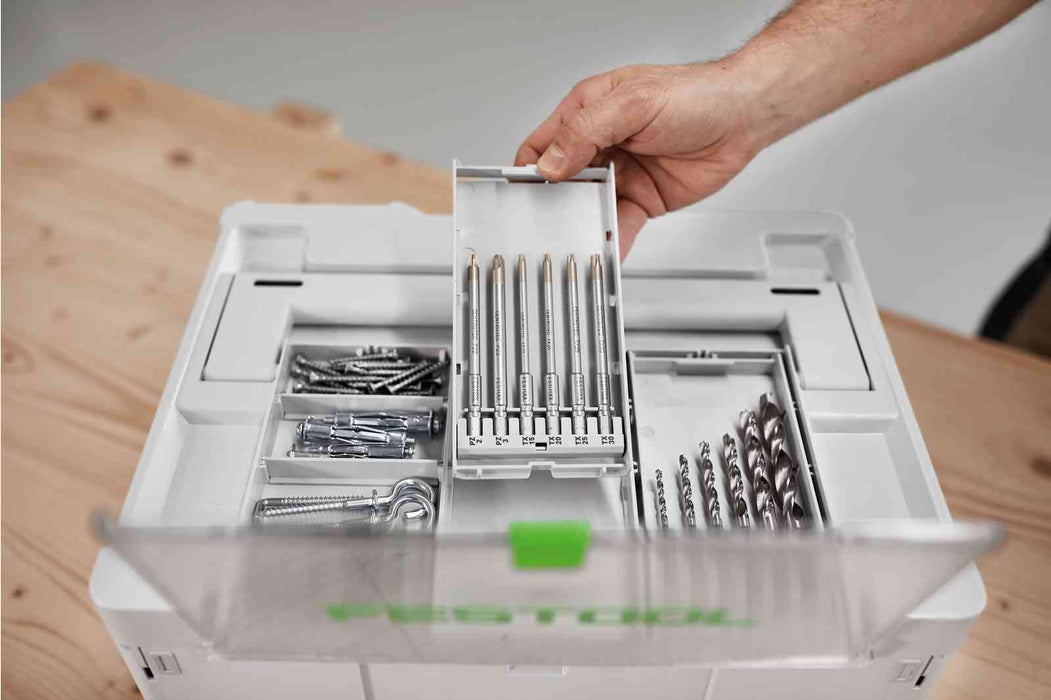Festool Coffret de forets hélicoïdaux BKS SYS3 D4-10 CE/S - 577397 Festool