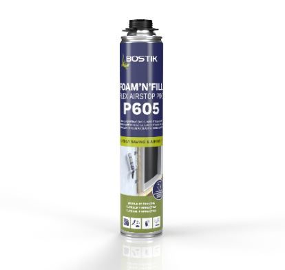 MOUSSE PU FLEXIBLE P605 FOAM’N’FILL  PISTOLABLE 750ML - 30620566 Bostik
