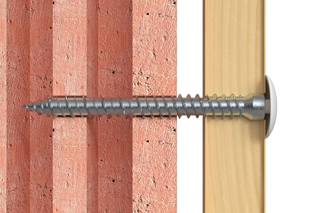 Vis béton FFSZ à tête cylindrique réduite (pour menuiserie extérieure bois) Fischer