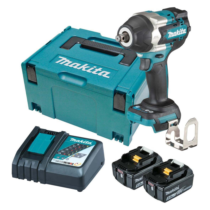Boulonneuse 1/2'' 700NM 18V BL1850Bx2 DTW700RTJ Makita