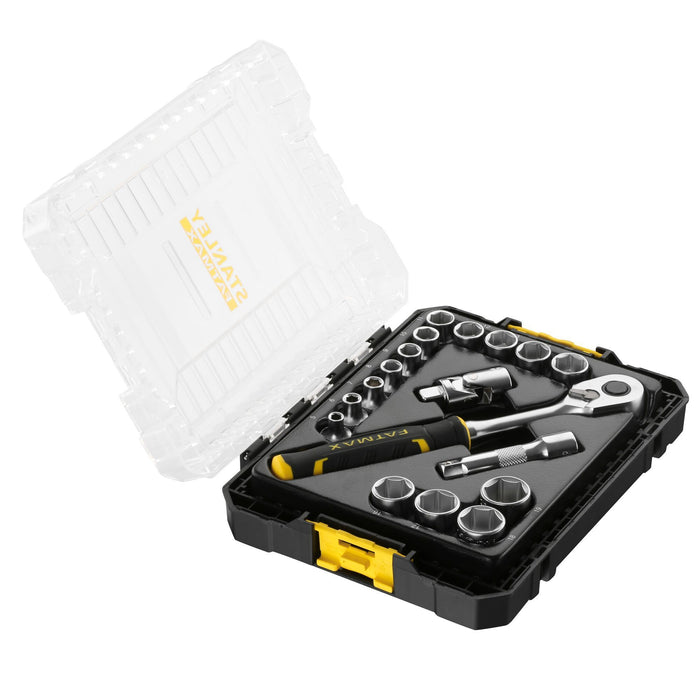 COFFRET DE DOUILLES STAKBOX M - 3/8 JEU DE 18 PCS FATMAX FMMT98102-0 STANLEY