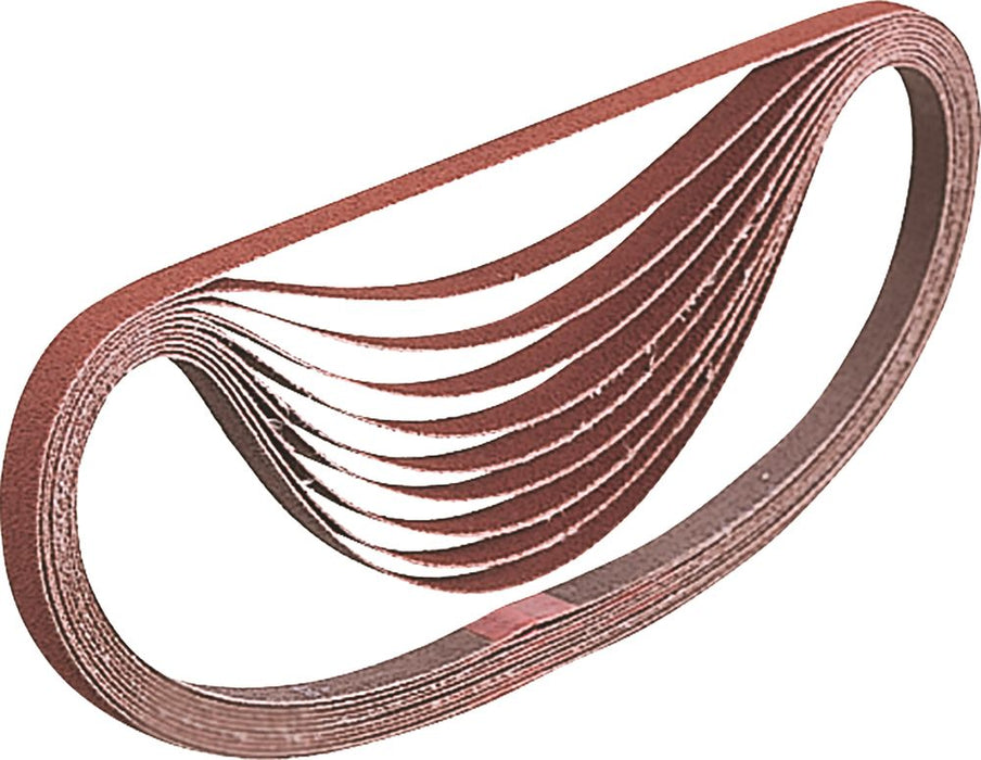 Bandes abrasives 9x533 mm pour bois métal - P-43278 Makita