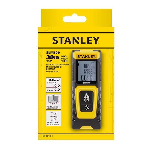 Mesure laser  / télémètre laser SLM100 - 30M - STHT77100-0 Stanley