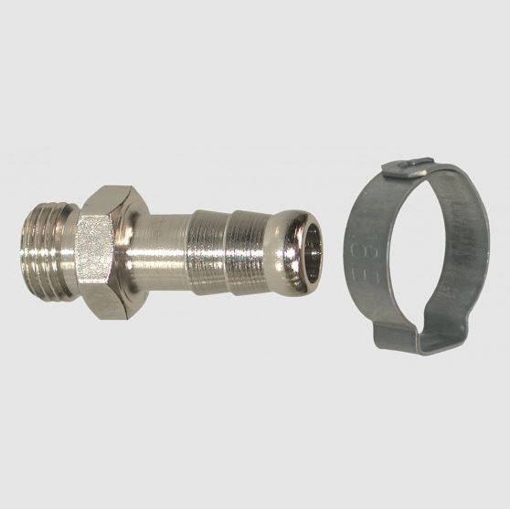 Raccord 1230 1/4m tuyau diam. 10 - 367200 Lacme