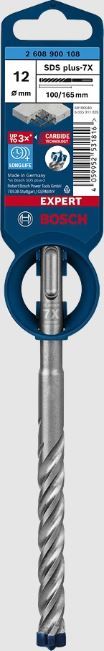 Foret pour perforateur Expert SDS plus-7X 12 x 100x165 mm Bosch 2608900108
