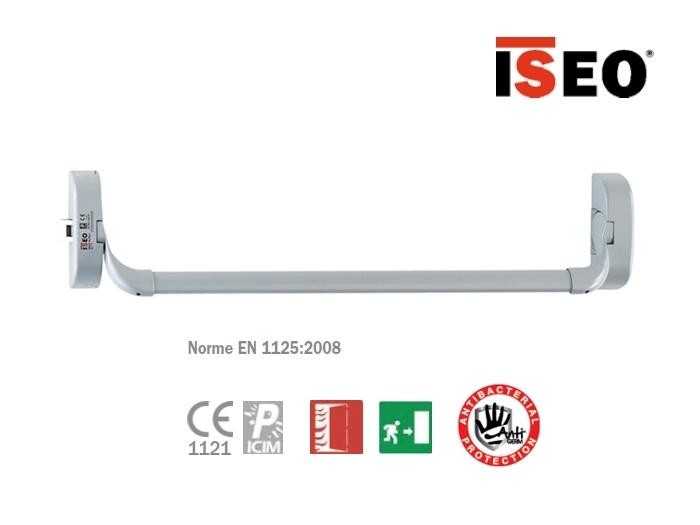 Barre coupe-feu 3 points (1 latéral + haut et bas) pêne acier noir