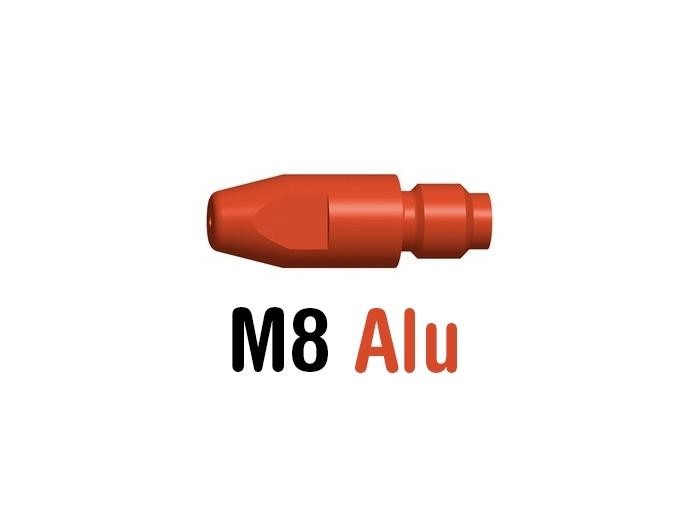 Tube Contact M8 Alu pour torches Innershield