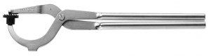 HAUTMEC Pince à Ressort De Frein Double Extrémité - Outil Pro Pour Freins à Tambour, Acier Chromé, Ouverture 19 Cm