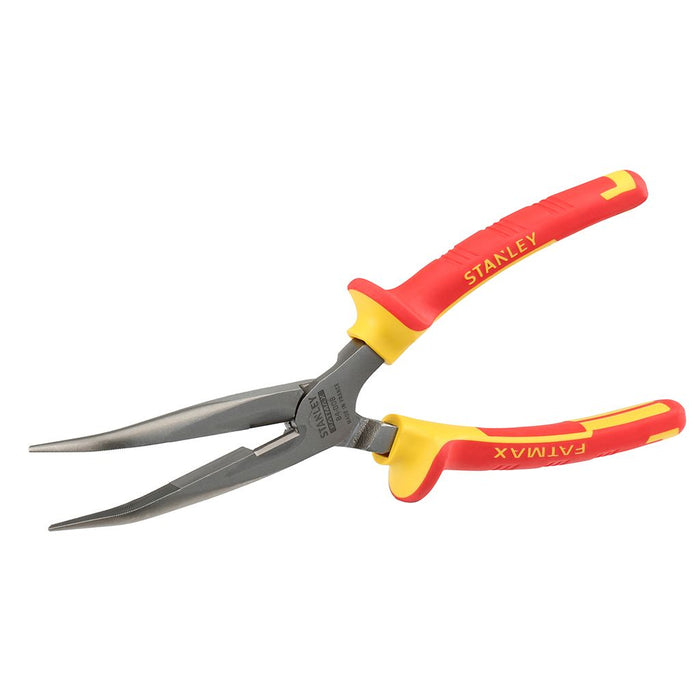 Pince A Becs 1/2 Ronds Longs Coudes 200Mm Isolee 1000V Stanley 0-84-008