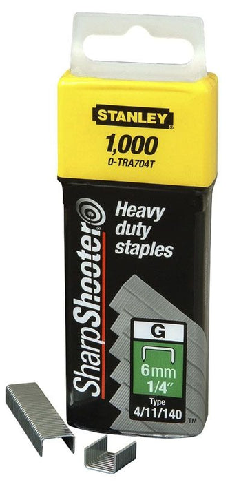 Agrafes 10Mm Type G - Boite De 5000Pcs Stanley 1-TRA706-5T
