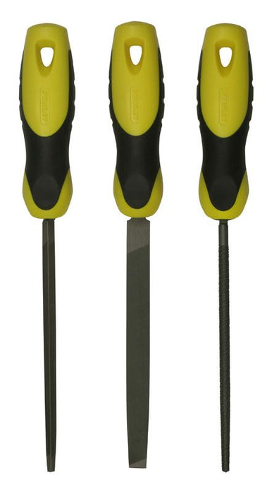 Limes Batardes 150Mm - Jeu De 3Pcs Stanley 0-22-445