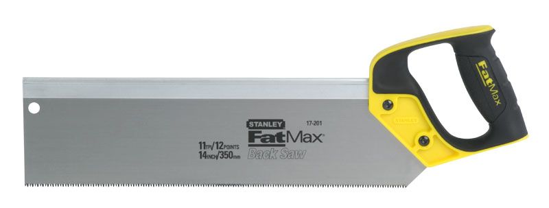Scie A Dos 350Mm - 11 Dents/Pouce - Fatmax Stanley 2-17-201
