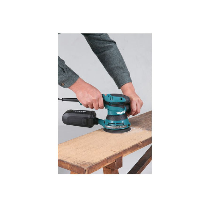 Ponceuse excentrique 300W ø125mm BO5041J Makita poignée rotative