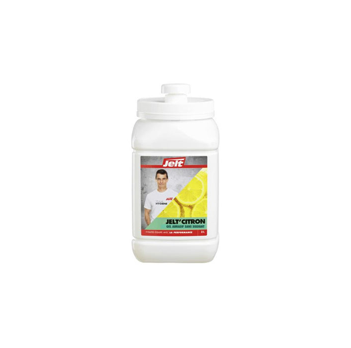 Gel abrasif professionnel sans solvant JELT'CITRON 3L 742303