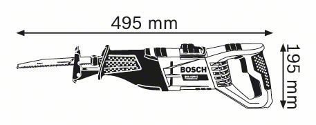Scie sabre GSA 1100 E Professional 060164C800 Bosch