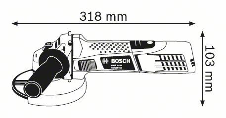 Meuleuse d'angle ø125 mm 720W GWS 7-125 Bosch 0601388108
