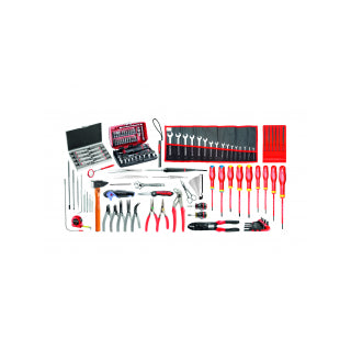 BSR20.EM41A Sélection électromécanique 120 outils - boîte à outils textile à roulettes