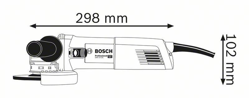 Meuleuse angulaire GWX 14-125 X-LOCK Bosch 06017B7000