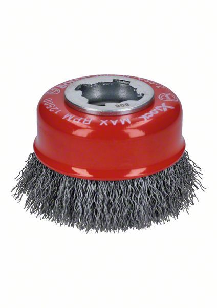 Brosse métallique ø70 Acier 0,3mm X-Lock Bosch 2608620725