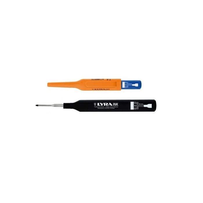 Marqueur indélébile noir Lyra Ink pointe fine profilée longueur 35 mm