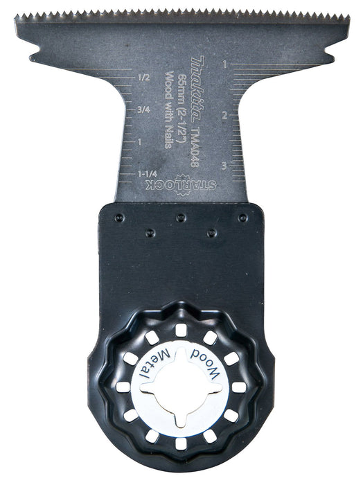 Lame Plongeante Bim Starlock 65x40 mm Bois/Metal Makita B-64820