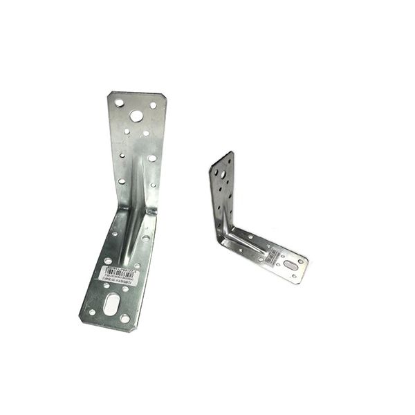 Équerre mixte assemblage renforcé 125x125x46x2,5 zingué