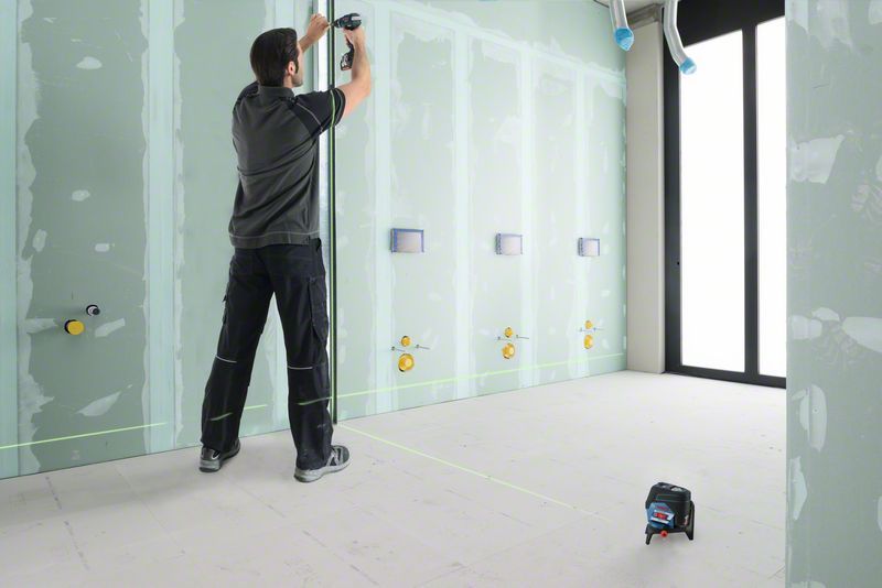 Laser combiné connecté faisceau vert GCL 2-50 CG + RM 2 L-Bo Bosch 0601066H00