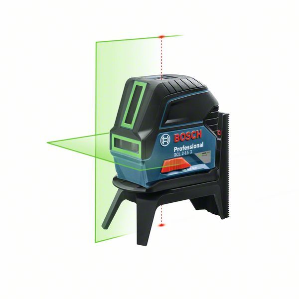 Laser combiné faisceau vert GCL 2-15 G + RM 1 + Pince + coff Bosch 0601066J00