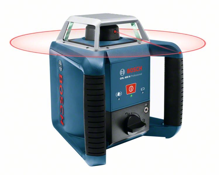 Laser rotatif horizontal GRL 400 H set professionnel Pack Ext en coffret. Bosch 06159940JY