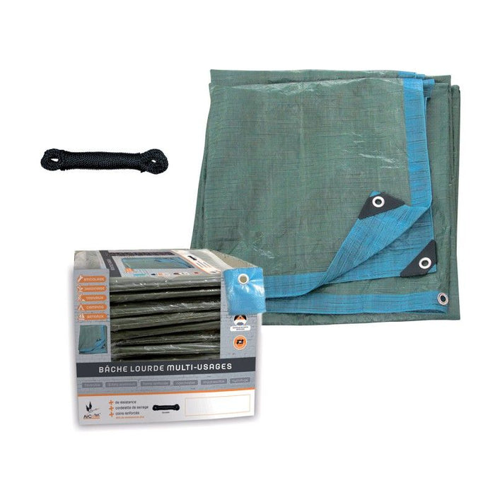 Bâche professionnelle lourde 4x5m 125g/m²