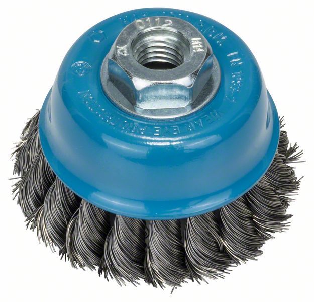Brosse boisseau 65 mm à fils d'acier torsadés Bosch 2608622099