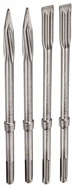 Burins SDS max, set de 4 pièces Bosch 2607017368