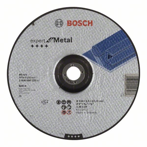 Disque à Tronçonner Expert Bosch Pour Métal - Diamètre 300mm, Alésage 20mm, Épaisseur 3.5mm
