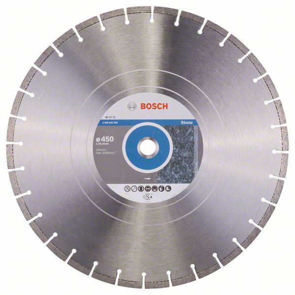Disque à tronçonner diamanté Standard for Stone Bosch 2608602605
