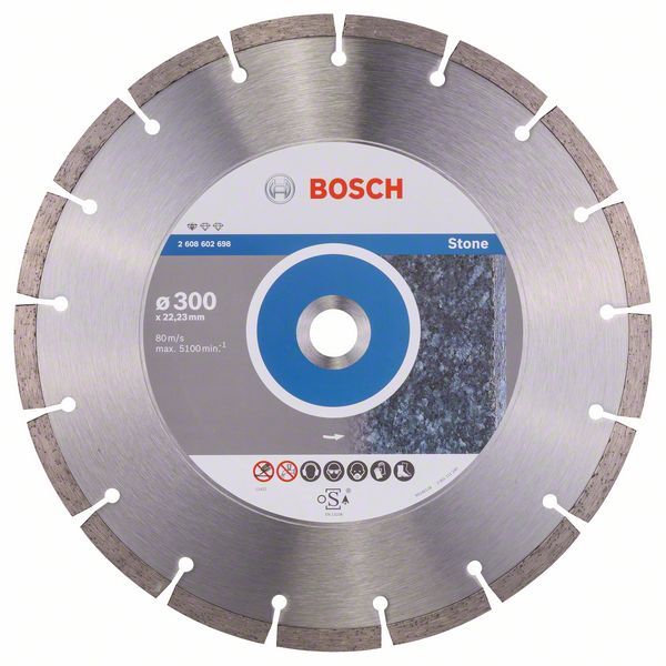 Disque à tronçonner diamanté Standard for Stone Bosch 2608602698