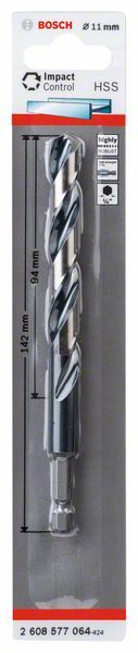 Briaatt Foret Hélicoïdal HSS 14 Mm Tige Droite 1/2 Pouce (12,7 Mm) - Perceuse Puissante Pour Métal, Bois & Plastique