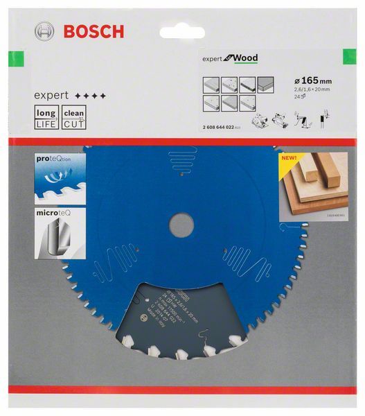 Lame de scie circulaire Expert for Wood Bosch 2608644022