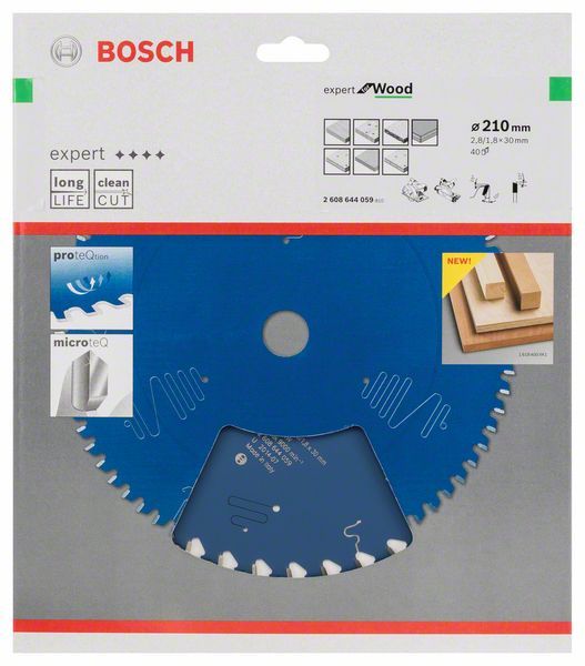 Lame de scie circulaire Expert for Wood Bosch 2608644059