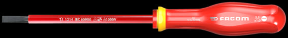 Tournevis Protwist plat 6.5x150 isolé 1000V AT6.5X150VE Facom